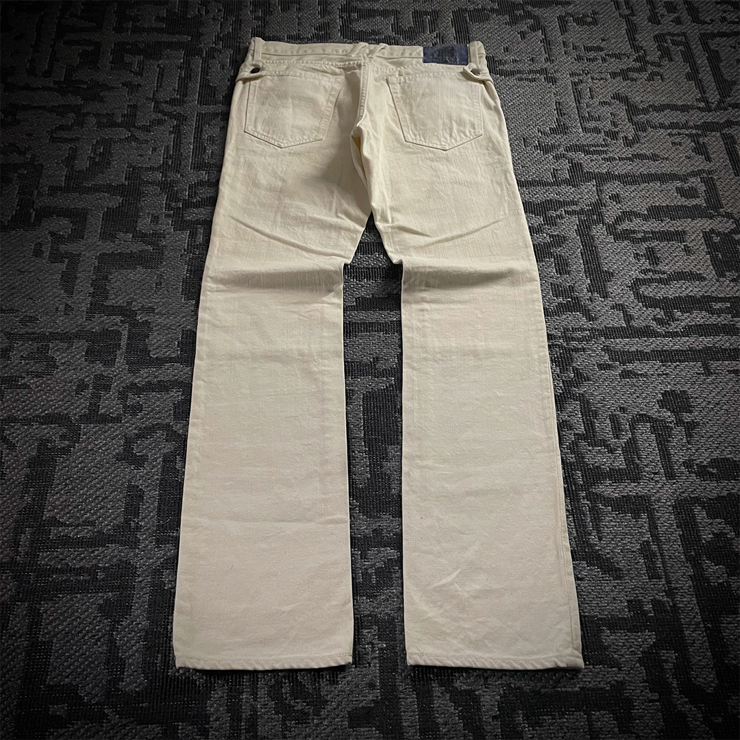 PPFM Double Waist 3D Knee Blue Floral Pants