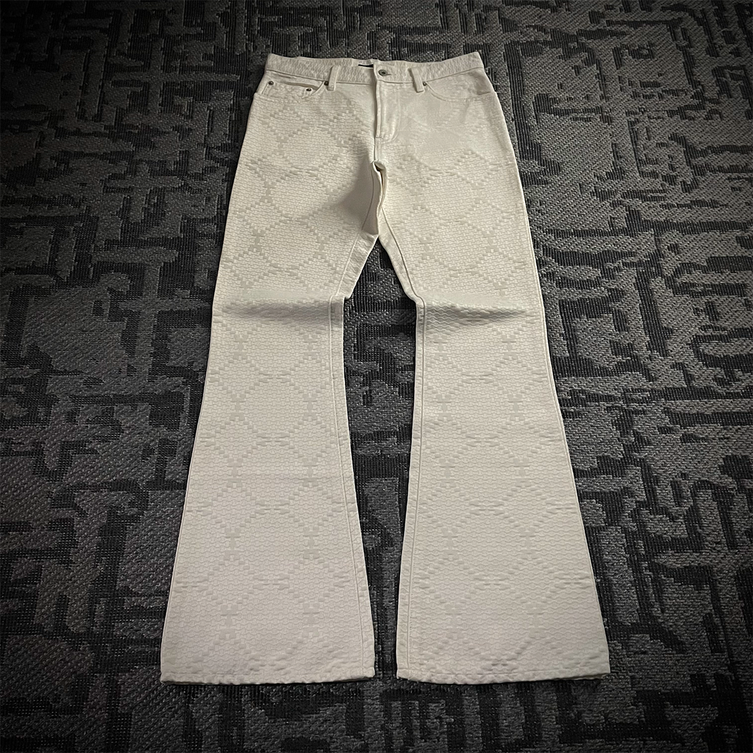Morgan Homme Embossed Flared Pants