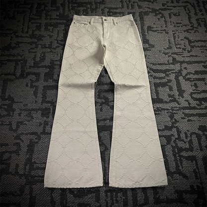 Morgan Homme Embossed Flared Pants