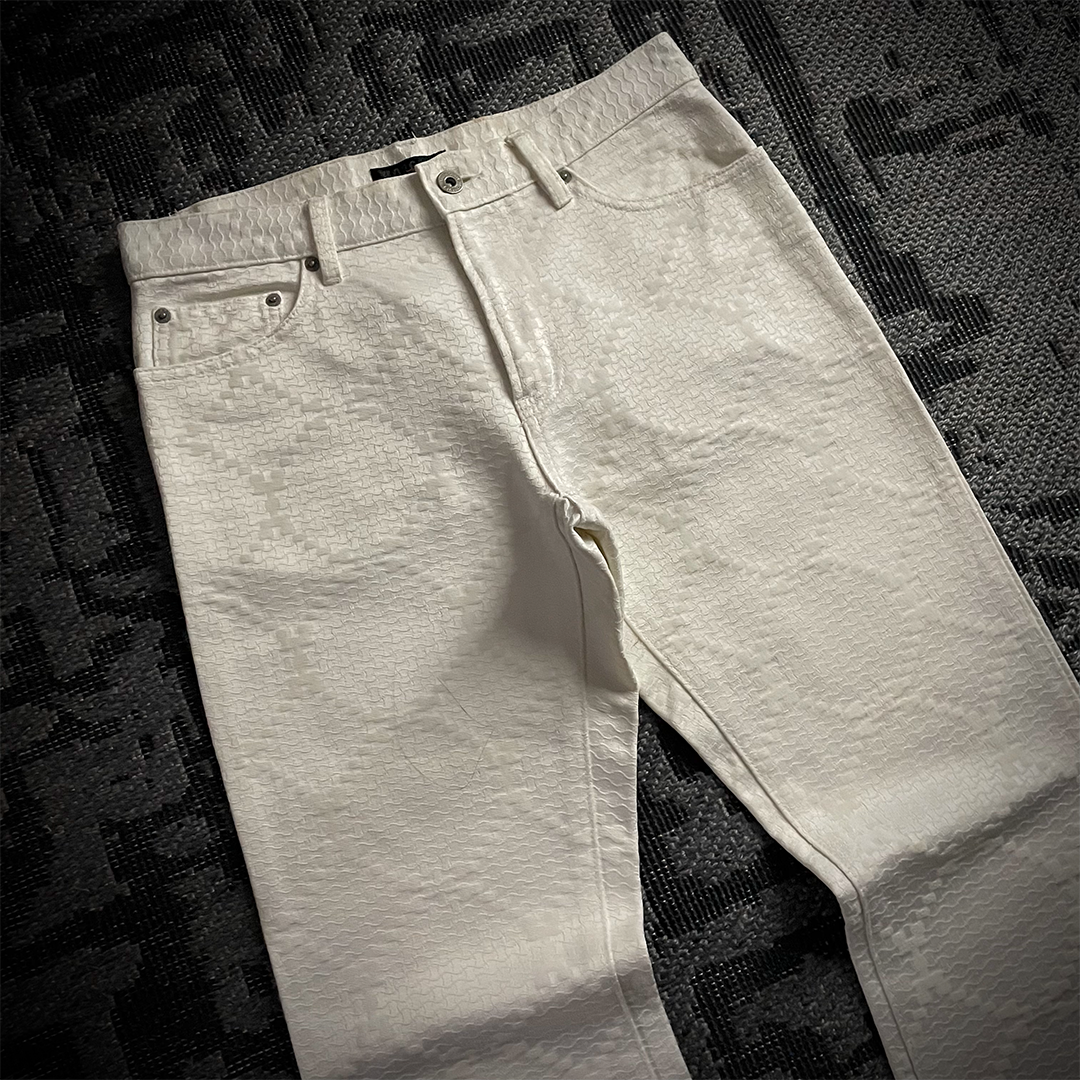 Morgan Homme Embossed Flared Pants