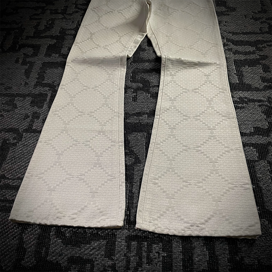 Morgan Homme Embossed Flared Pants