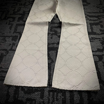 Morgan Homme Embossed Flared Pants