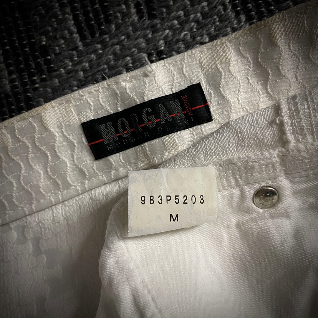 Morgan Homme Embossed Flared Pants