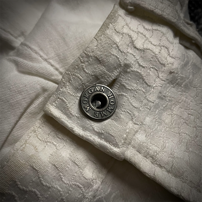 Morgan Homme Embossed Flared Pants