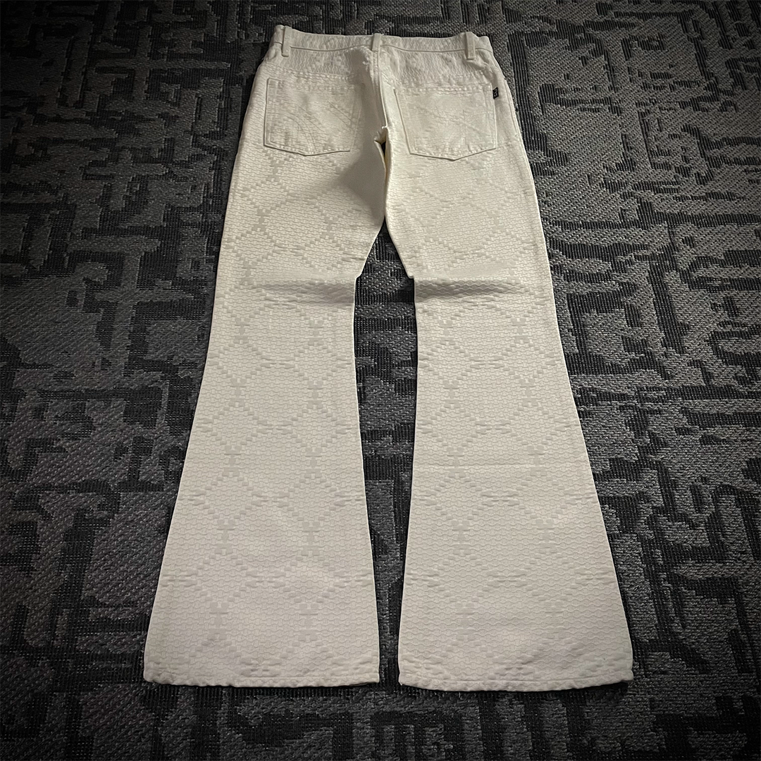 Morgan Homme Embossed Flared Pants