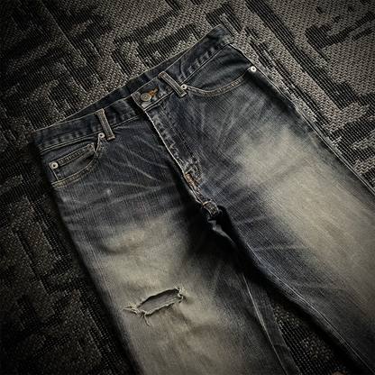 Tornado Mart Worn Out Flared Jeans