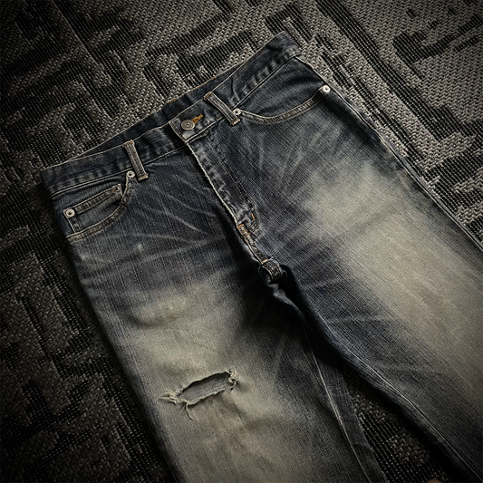 Tornado Mart Worn Out Flared Jeans