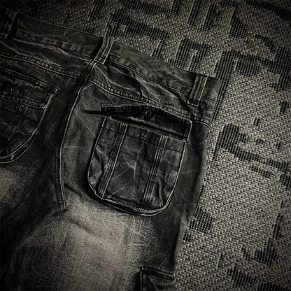 Lowbox Multi Pocket Flared Jeans