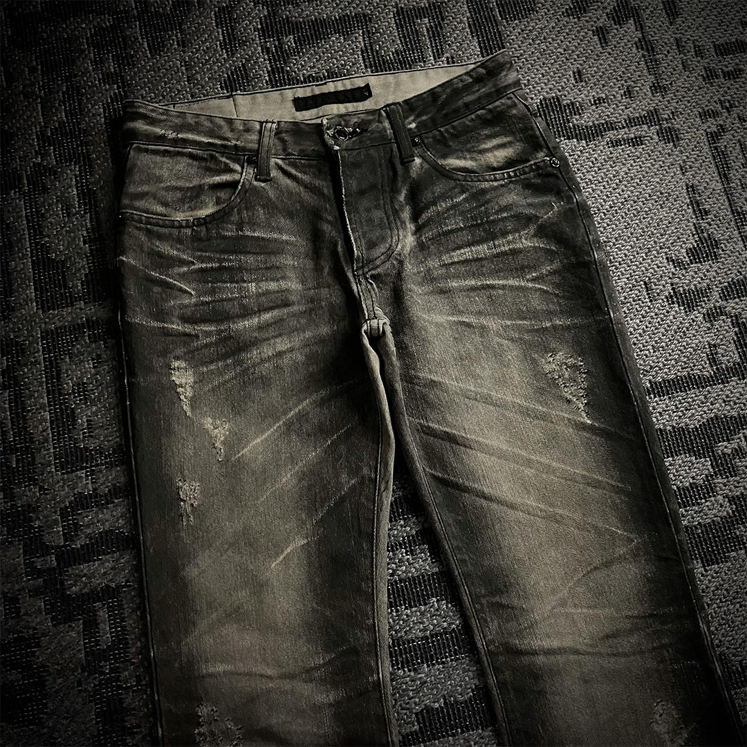 Fuga Whiskered Flared Jeans