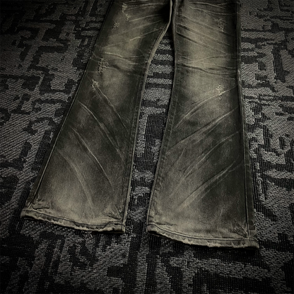 Fuga Whiskered Flared Jeans