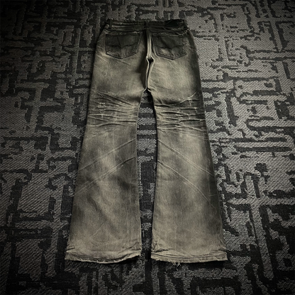 Fuga Whiskered Flared Jeans