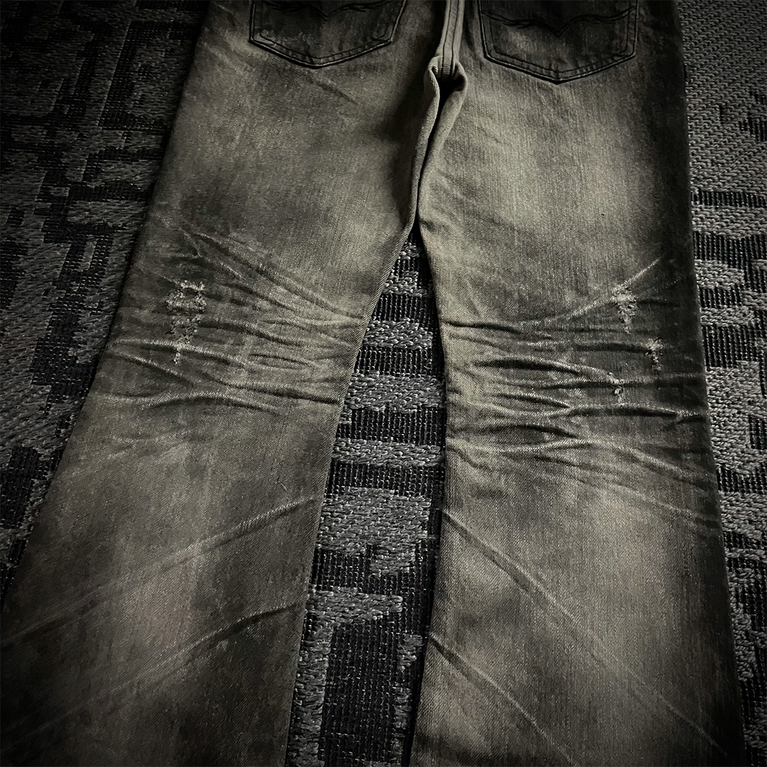 Fuga Whiskered Flared Jeans