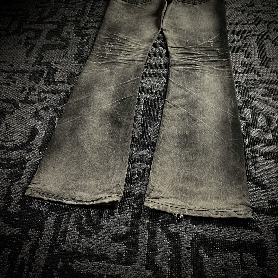 Fuga Whiskered Flared Jeans