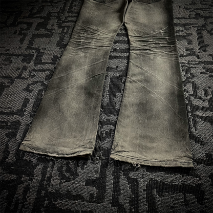 Fuga Whiskered Flared Jeans