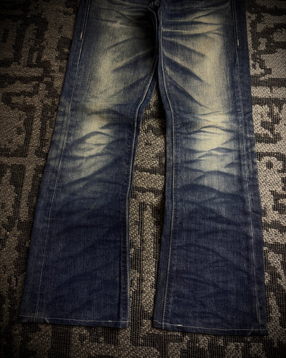 Murder License Whiskered Boot Cut Jeans