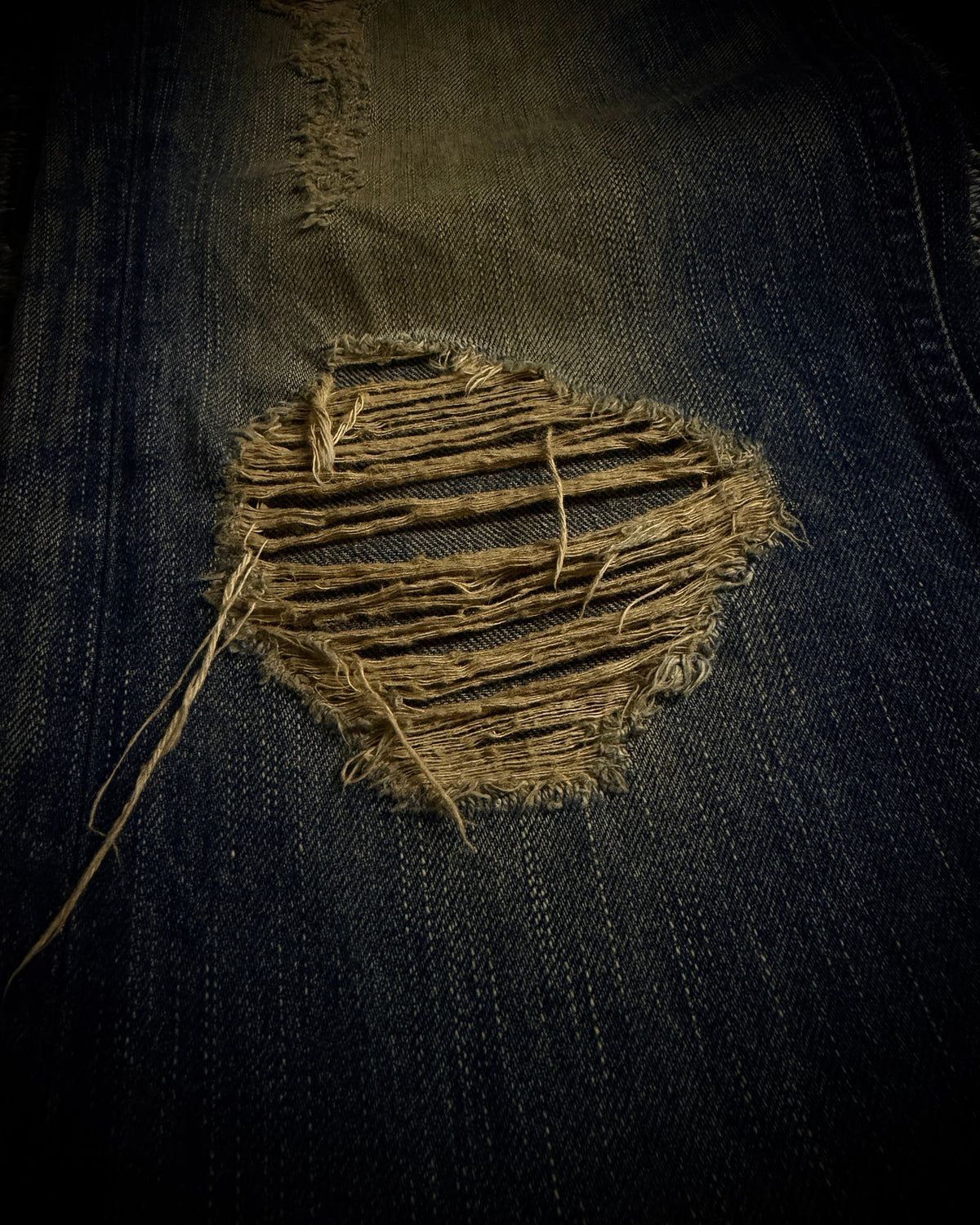 The Murder License Mud Wash Destroyed Studded Flared Jeans
