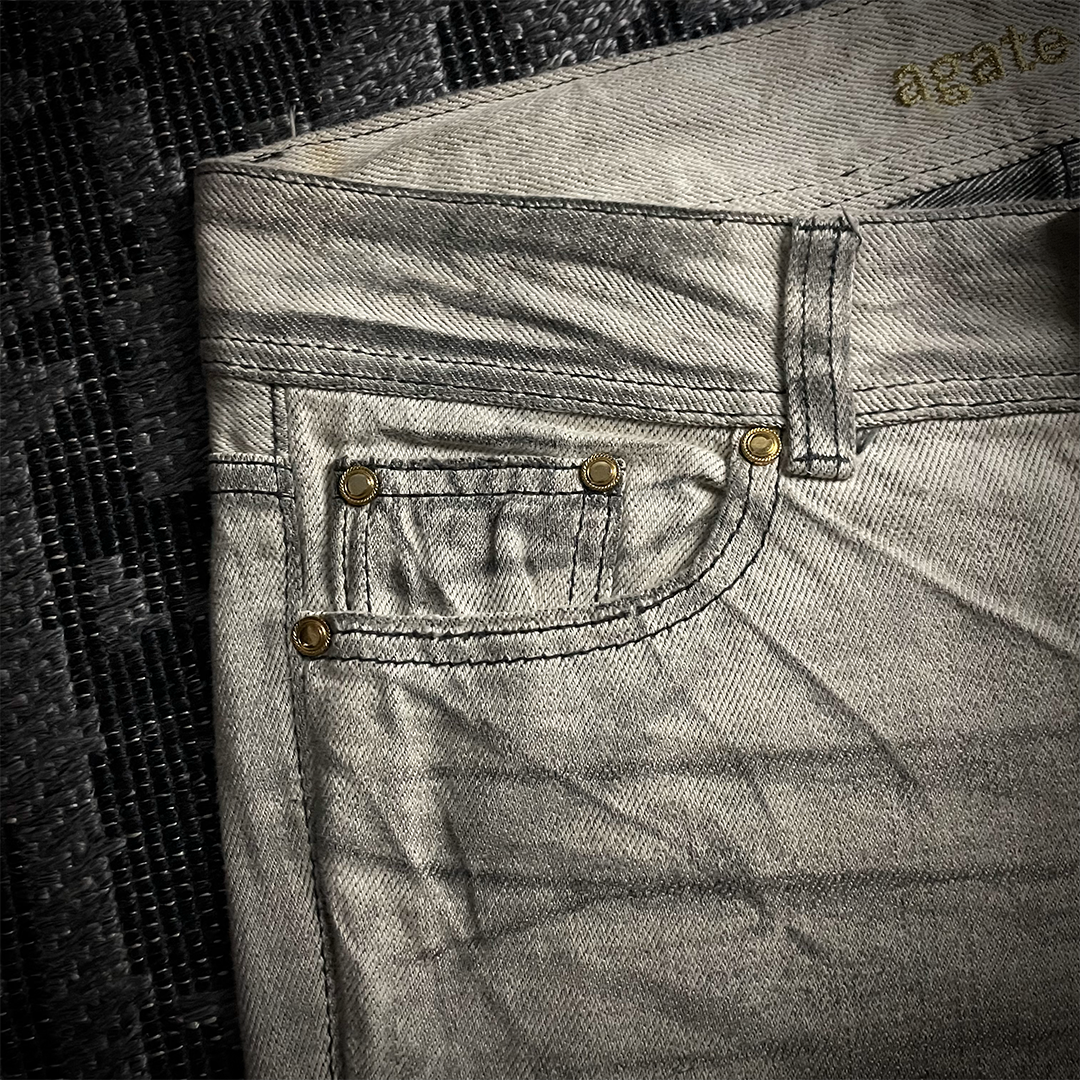 Agate label Worn Out Distressed Flared Jeans