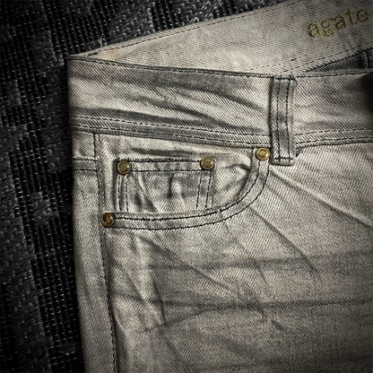 Agate label Worn Out Distressed Flared Jeans
