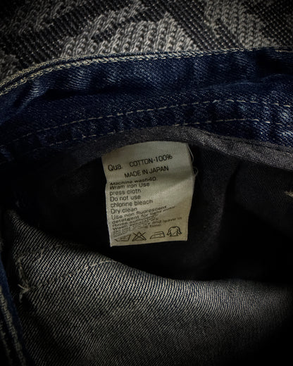 Vanquish Gold Destroyed Flared Jeans