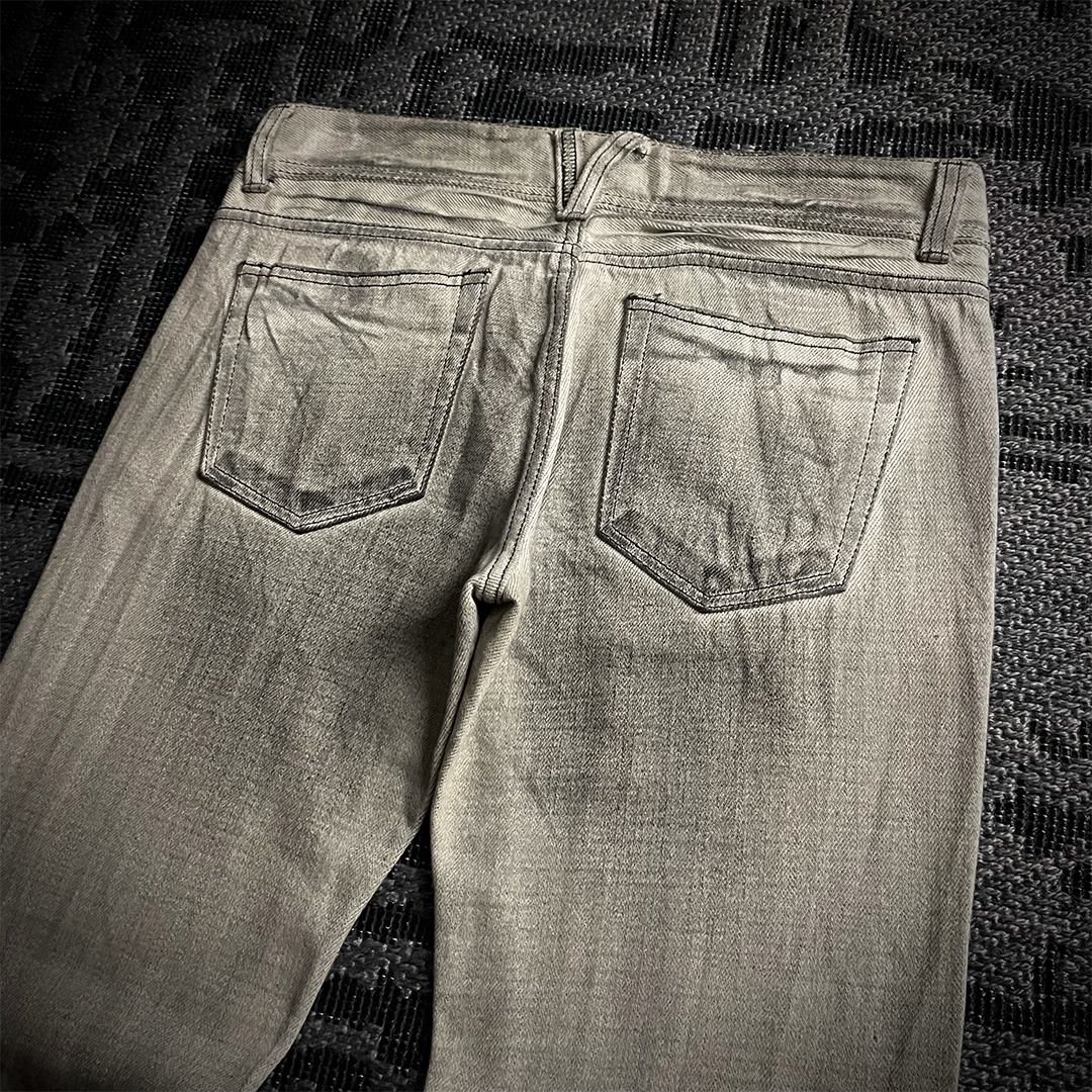 Agate label Worn Out Distressed Flared Jeans