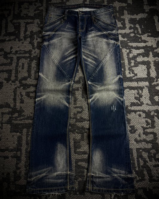 Nicole Club for Men Whiskered Boot Cut Jeans