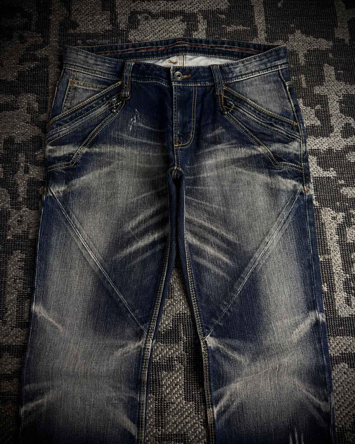 Nicole Club for Men Whiskered Boot Cut Jeans
