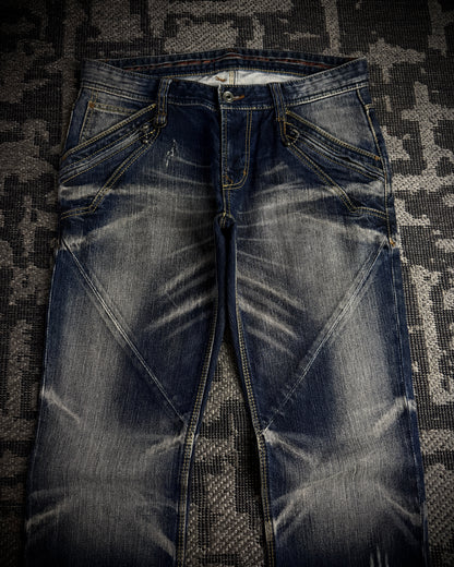 Nicole Club for Men Whiskered Boot Cut Jeans