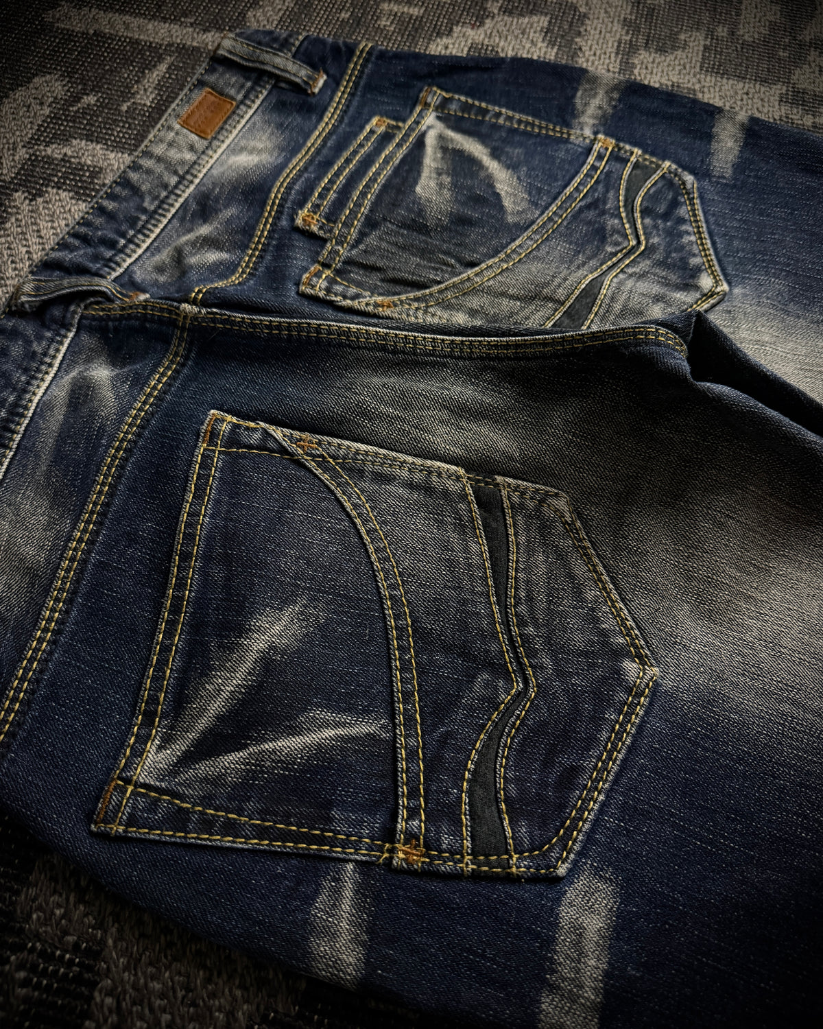 Nicole Club for Men Whiskered Boot Cut Jeans