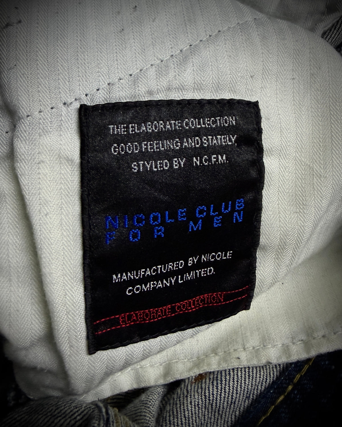 Nicole Club for Men Whiskered Boot Cut Jeans