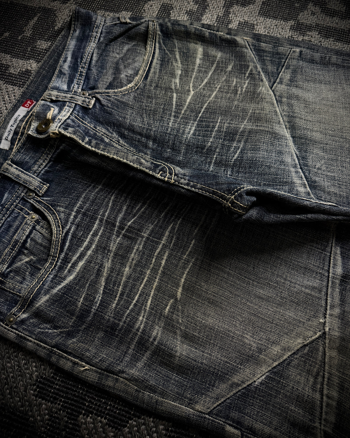 Daily Topics Panelled Distressed Flared Jeans