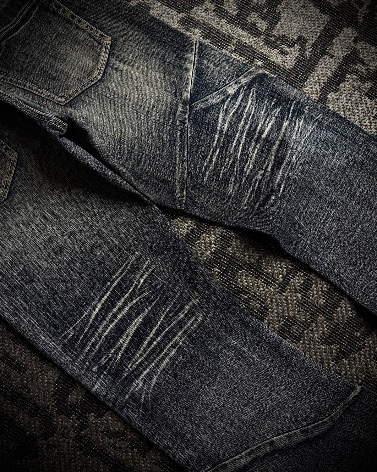 Daily Topics Panelled Distressed Flared Jeans