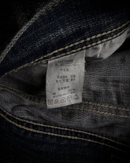 Daily Topics Panelled Distressed Flared Jeans