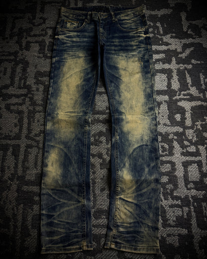 In the Attic Heavy Faded Slim Straight Jeans