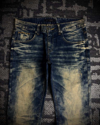In the Attic Heavy Faded Slim Straight Jeans