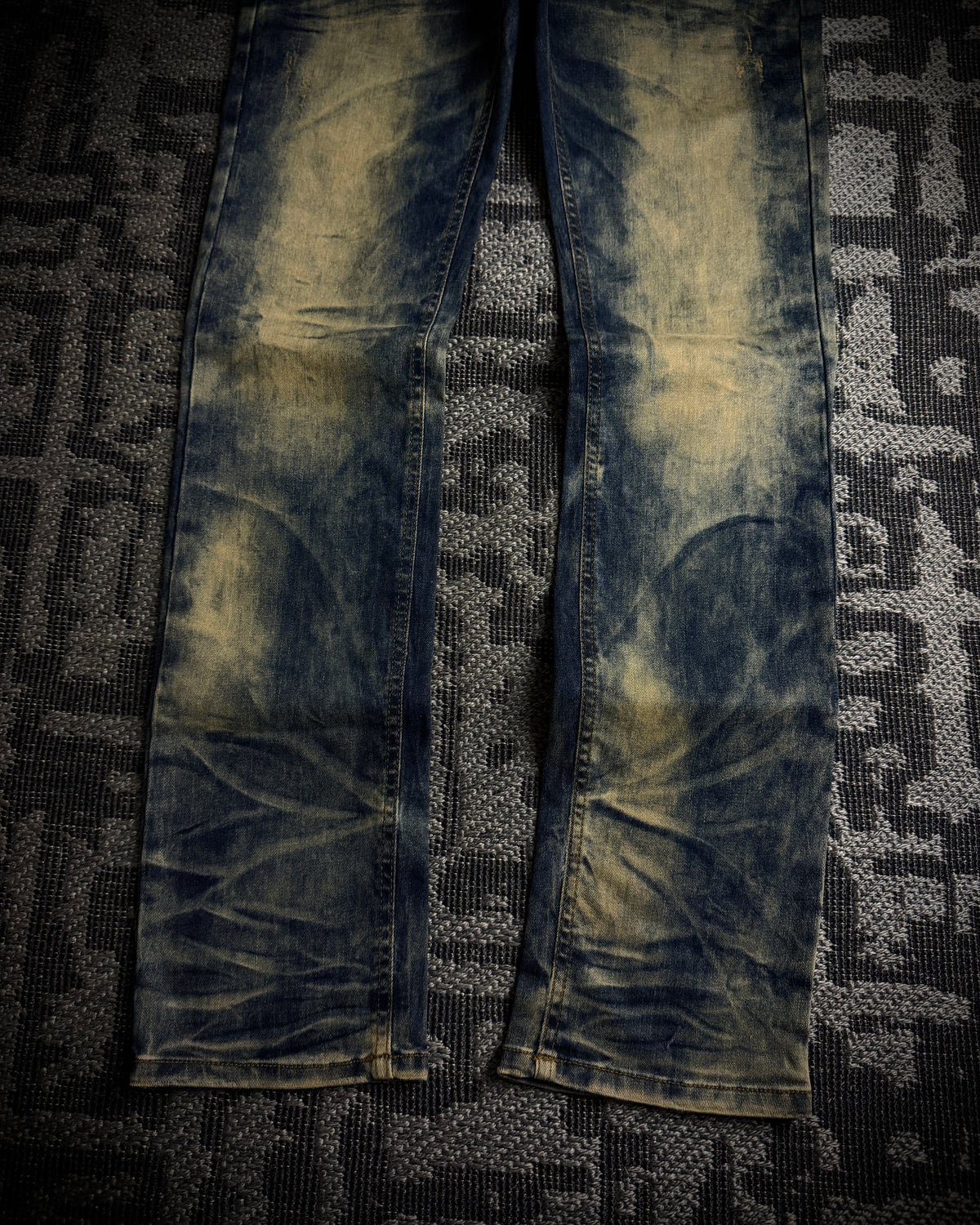 In the Attic Heavy Faded Slim Straight Jeans