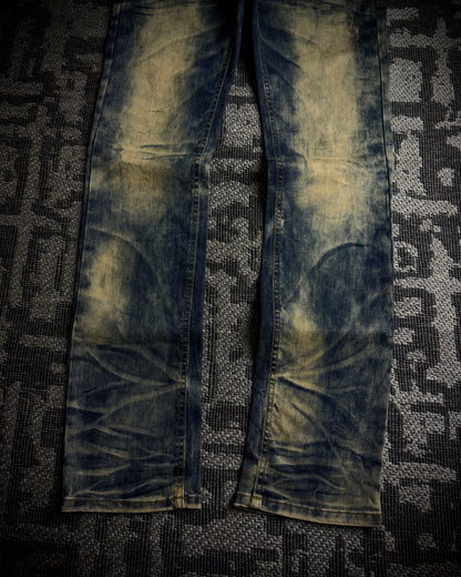 In the Attic Heavy Faded Slim Straight Jeans