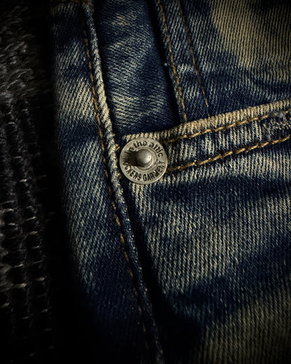 In the Attic Heavy Faded Slim Straight Jeans