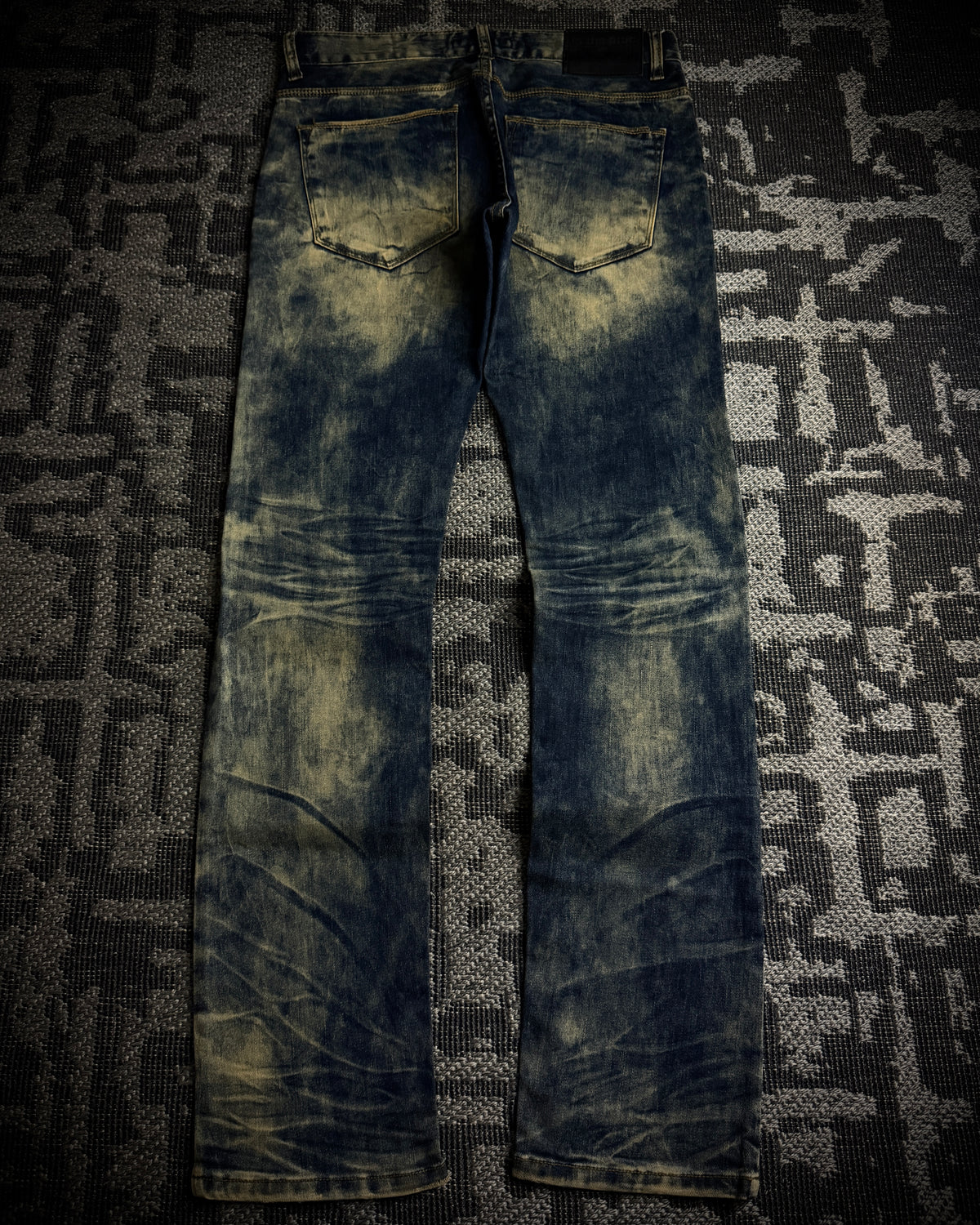 In the Attic Heavy Faded Slim Straight Jeans