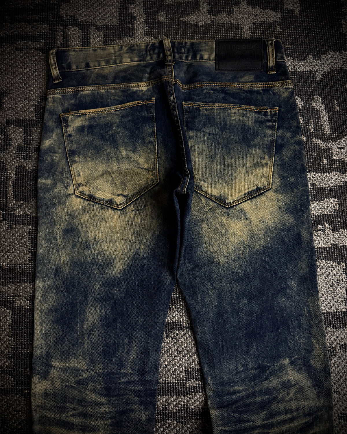 In the Attic Heavy Faded Slim Straight Jeans