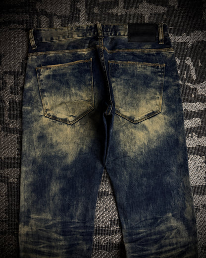 In the Attic Heavy Faded Slim Straight Jeans