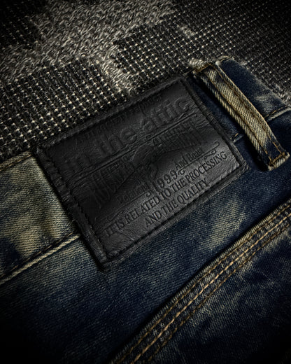 In the Attic Heavy Faded Slim Straight Jeans