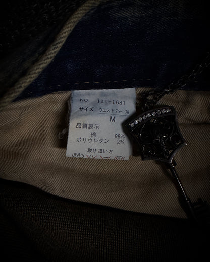 In the Attic Heavy Faded Slim Straight Jeans