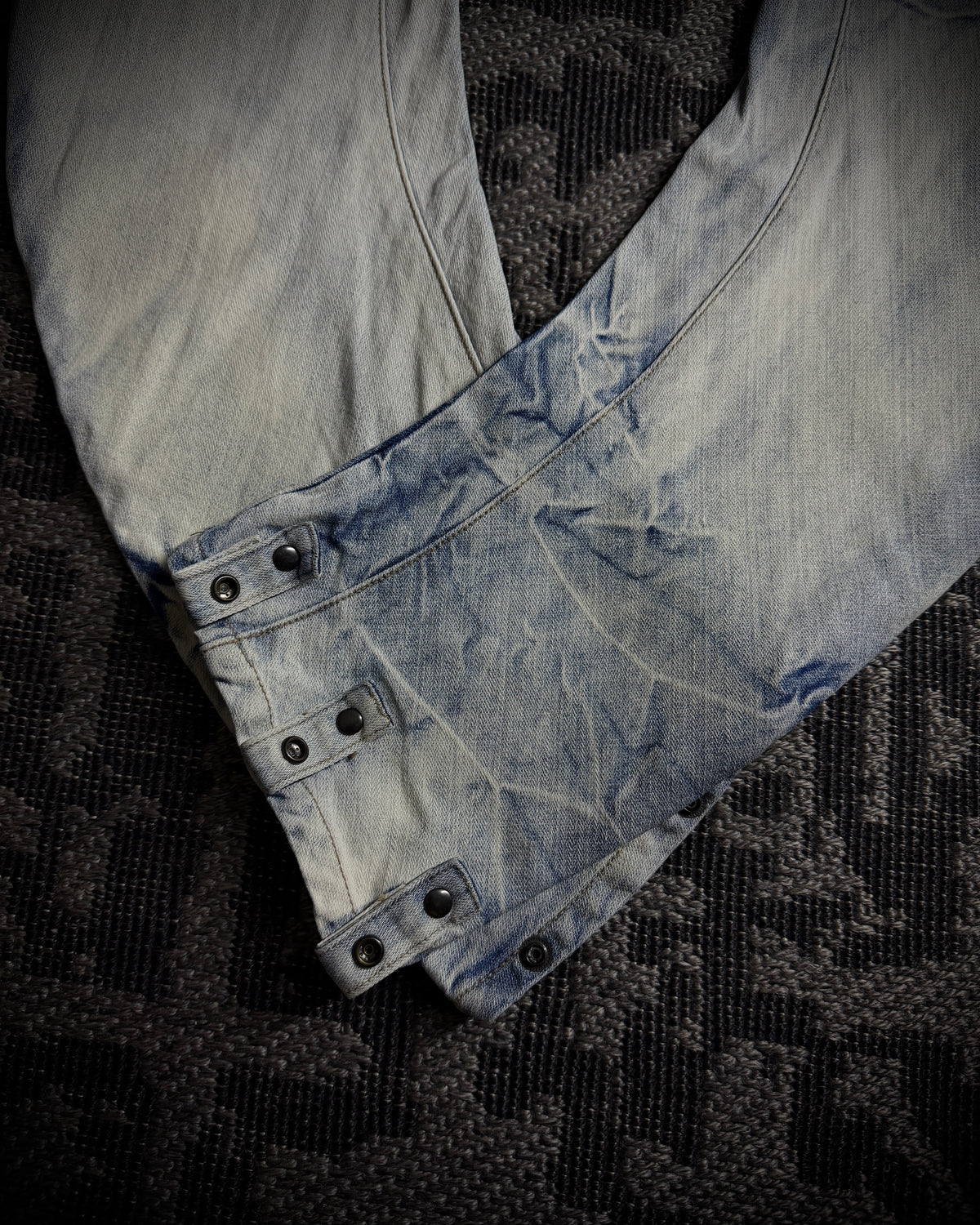 PPFM Curved Cargo Strap Jeans