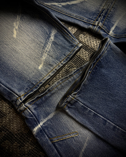 Semantic Design Wraparound Zip Convertible Jeans