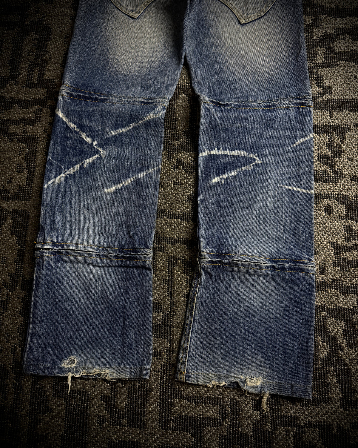 Semantic Design Wraparound Zip Convertible Jeans