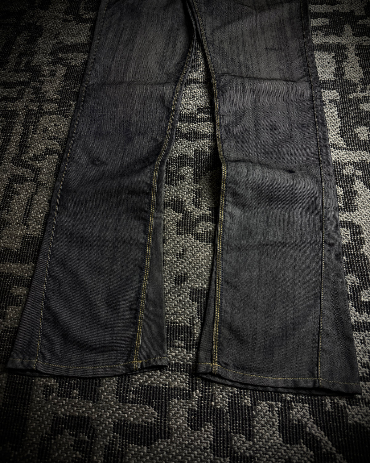 Nicole Club Silver Sheen Zip Jeans