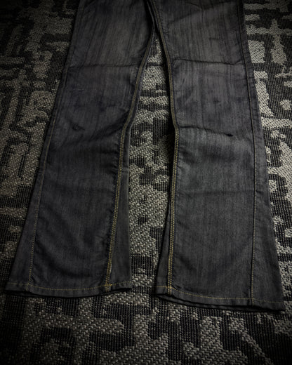 Nicole Club Silver Sheen Zip Jeans