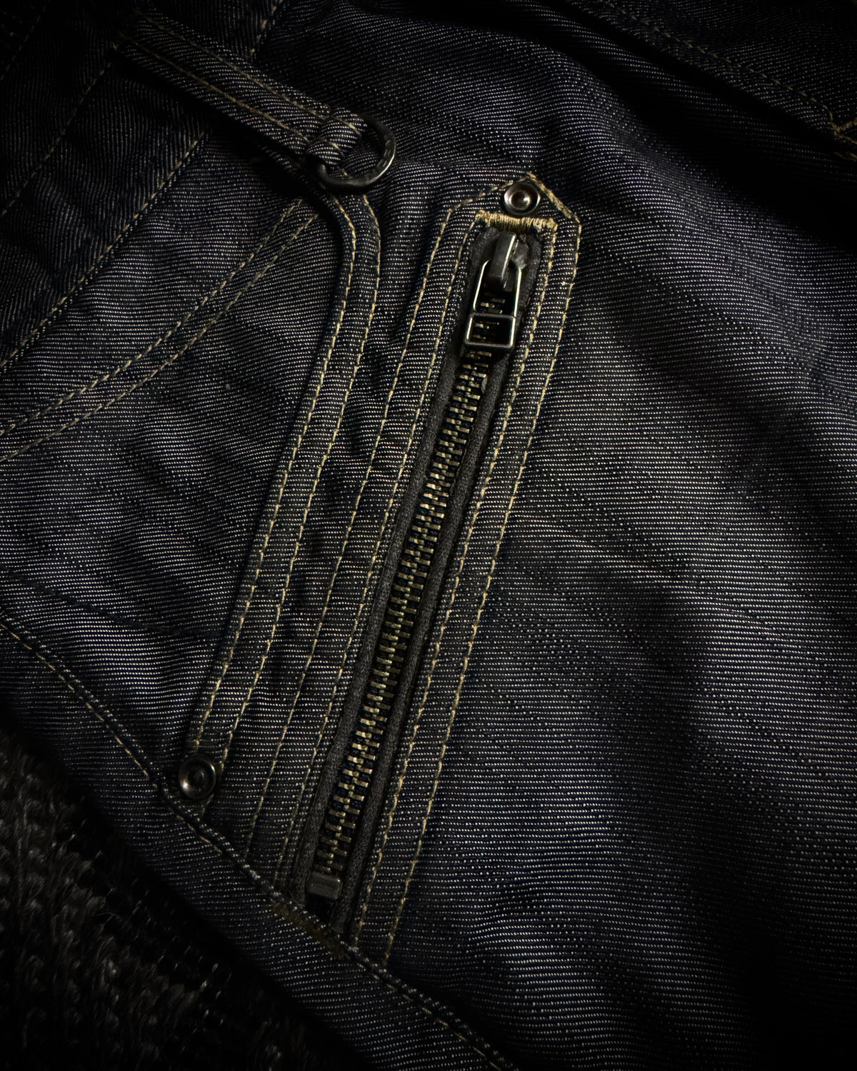 Nicole Club Silver Sheen Zip Jeans