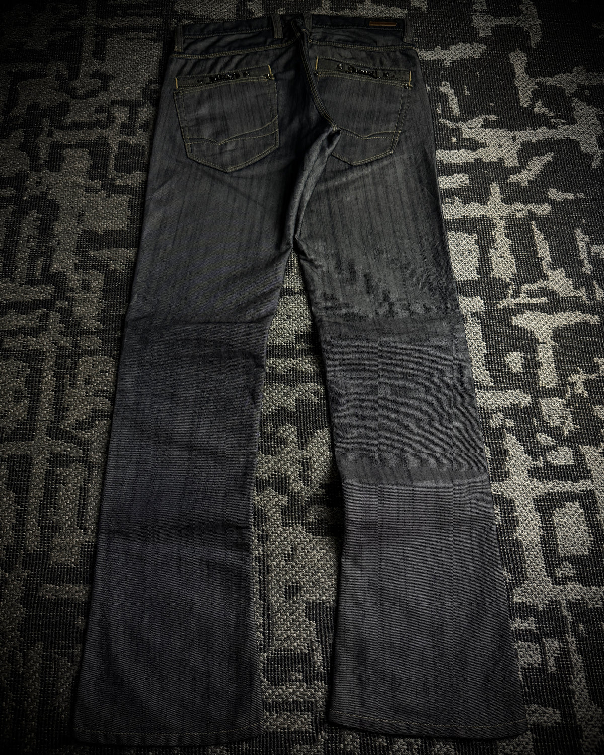 Nicole Club Silver Sheen Zip Jeans