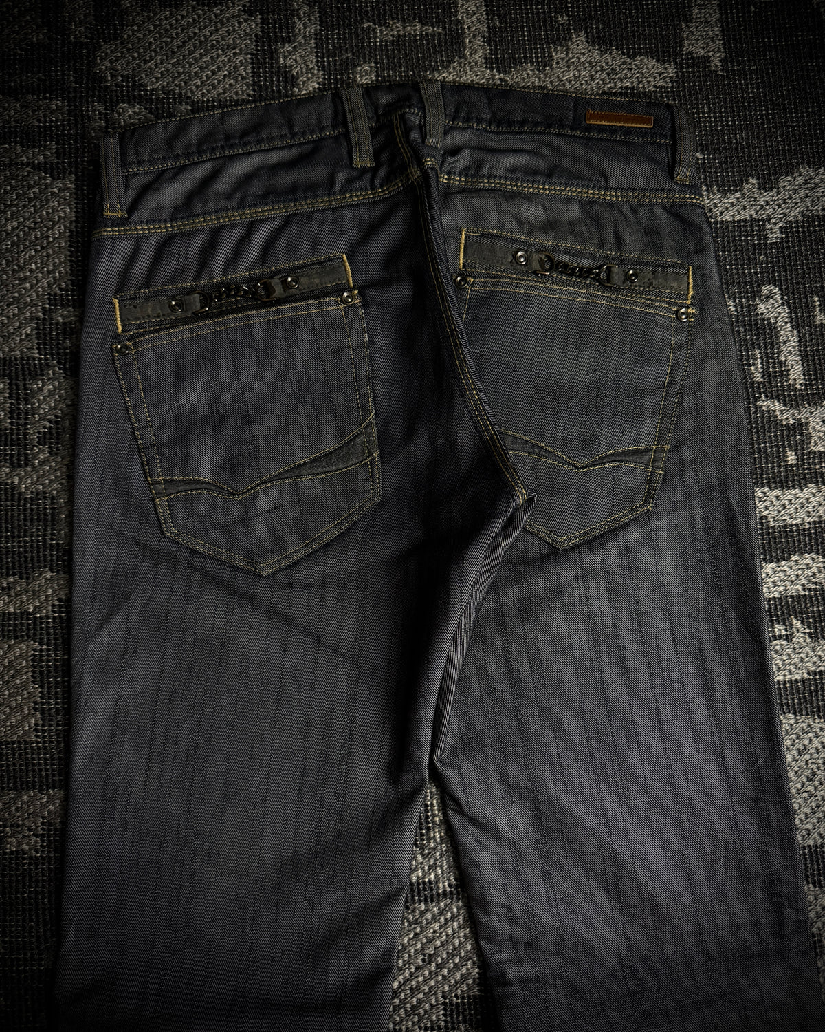 Nicole Club Silver Sheen Zip Jeans